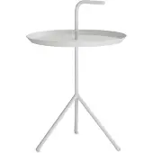 HAY DLM Beistelltisch, weiß, Höhe 56 cm, Stahl - , DLM, Weiß, für Wohnzimmer, Metall, Skandinavisch