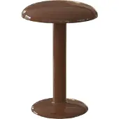 Flos Gustave Portable Tischleuchte Lacquered Brown - Flos , Gustave, dimmbar, Braun / Rost, für Terrasse, Metall, Design