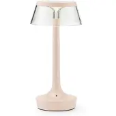 Flos Bon Jour Unplugged Tischleuchte French Rose - , Bon jour unplugged, dimmbar, Pink / Rosé, für Flurbereich, Kunststoff, Design