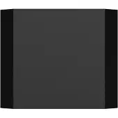 Nichba-Design - Papierspender für die Wand, schwarz