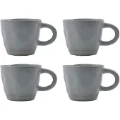 House Doctor HDVida Tasse, hellblau Keramik Ø 9 cm 4er-Set - , Blau, Keramik