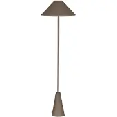 Globen Lighting Cannes Stehleuchte braun Metall 140 cm - , Cannes, Braun / Rost, für Wohnzimmer, Metall, Design