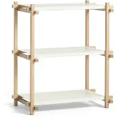 HAY - Woody Column Low, Eiche geseift / almond white
