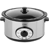 LUND Langsamkocher, Schongarer Slow Cooker 4,5 l mit Timer 280W