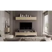 Xl Moebel Gmbh tv Ständer Wandregal Holztisch Wandregal Beige Klassisch Design Neu