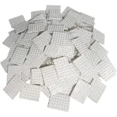 LEGO 250 Stück Bauplatten, 6x8, Weiß