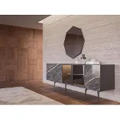 AEA Sideboard mit Spiegel Luxus Einrichtung Esszimmer Komplett Set Modern Möbel