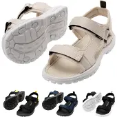 Cressi Pete Sandal Sand/White 46 - Uni Sandale ideal für Sommertage am Strand, entwickelt für Komfort und Zweckmäßigkeit in Wasserumgebungen, Weiß/Sand, 46