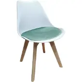 HTI Stuhl Atlanta Velvet, weich gepolstert, 48x82x42 cm, Sitzhöhe 44 cm