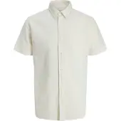 Jack & jones Kurzarmhemd "JJEBREEZE LINEN BLEND SHIRT S/S SN PLS" mit Leinen, regular fit