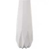 Goebel Dekovase "Vase Polygono Star 41 cm weiß", weiß, B:14,5cm H:41cm T:14,5cm Ø:14,5cm, Vasen, Dekovase, Abwischbar