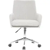 Miliboo - Design-Bürosessel Stoff Grau SHANA