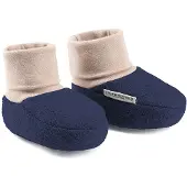 Hofbrucker Baby Wollwalk Schuhe Elias in Marineblau | Gr.: onesize