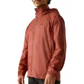 Regatta Regenjacke für Herren wasserdicht mit verschweißten Nähten, Größe:L, Farbe:Brick