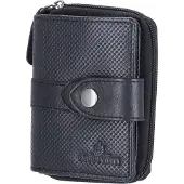 The Skandinavian Brand Damen Leder Geldbörse klein - Black : Black Farbe vom Hersteller: Black