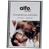 Alfo. Emotions 9x13 cm silber-glanz Porträtrahmen