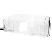 Monouso - Klappbox PET für Gebäck 28x18x8cm (220 Stück)