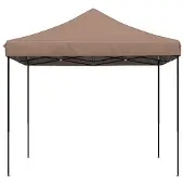 vidaXL Party-Zelt Braun 292 x 292 x 315 cm Oxford-Stoff