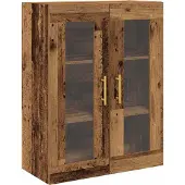 vidaXL Highboard 2 stk. Altholz 69,5 x 34 x 180 cm Holzwerkstoff