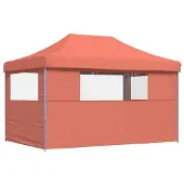 vidaXL Party-Zelt Terrakotta 292 x 440 x 315 cm Oxford-Stoff