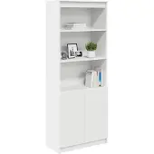 vidaXL Highboard Weiß 70x35x180 cm Holzwerkstoff