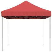 vidaXL Party-Zelt 279 x 410 x 315 cm Bordeauxrot Oxford-Stoff