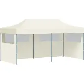 vidaXL Party-Zelt Creme 291 x 580 x 315 cm Oxford-Stoff