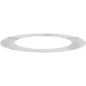 vidaXL geeignet für flachen Baumring Silber Ø60/90 cm Verzinkter Stahl