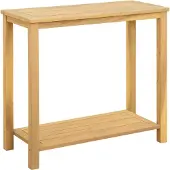 vidaXL Gartenkonsole Tisch Helles Akazienholz 80 x 35 x 75 cm