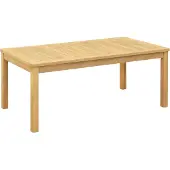 vidaXL Couchtisch Helles Akazienholz 110 x 60 x 45 cm