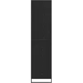 vidaXL Warderobe Schwarz Eichen-Optik 50 x 50 x 200 cm Holzwerkstoff