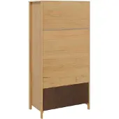 vidaXL Kleiderschrank mit Schubladen HILL Honigbraun 84 x 50 x 170 cm