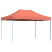 vidaXL Party-Zelt Terrakotta 292 x 440 x 315 cm Oxford-Stoff