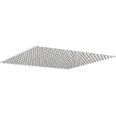 vidaXL Regenbrause Edelstahl 304 50x50 cm Quadrat