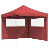 vidaXL Party-Zelt Bordeauxrot 292 x 292 x 315 cm Oxford-Stoff
