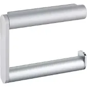 Keuco PLAN Toilettenpapierhalter, offene Form, schwenkbar, rechts, 14962170000, Farbe: Aluminium silber-eloxiert/verchromt
