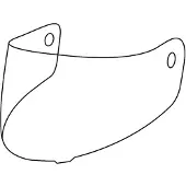 LS2 Helmets LS2 transparenter Visier für OF620 CLASSY II Helm