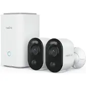 Reolink Home Hub med 2x Argus 3 Ultra 4K kamera