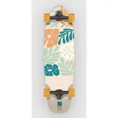 Long Island Longboards Longboards Flowers 33"x9.25" Skateboard uni Gr. Uni