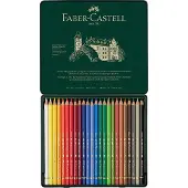 Faber-Castell - Polychromos Farbstift, 24er Metalletui (110024)