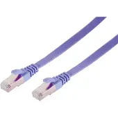 Shiverpeaks RJ45 Flachkabel m. CAT 7 Rohkabel slim violett 10m
