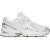 New Balance 740 Kinder Schuhe aus Naturleder mit Mesh-Details, Weiß, Größe 40