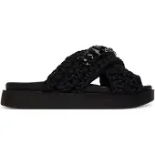 INUIKII Pantoletten Woven Stones 1004.003.0073 Schwarz
