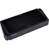 Alphacool 14245, Kühlkörper, Kupfer, Schwarz, 144 mm, 334 mm, 45 mm