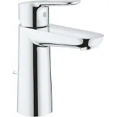 GROHE bauedge - wastafelkraan, met waste, chroom