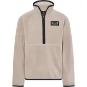 Didriksons Rubi Fleece-Pullover, Beach Beige, 140
