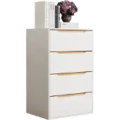 VCM Holz Kommode | Sideboard mit Schubladen | Nachttisch | Maße ca. H. 102 x B. 65 x T. 48 cm - Malira XL