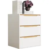 VCM Holz Kommode | Sideboard mit Schubladen | Nachttisch | Maße ca. H. 78 x B. 65 x T. 48 cm - Malira L
