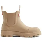 Hunter Chelsea Boots Unisex Taupe Gummi