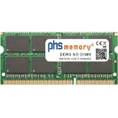 PHS-memory 16GB DDR3 für Acer Aspire E5-573G-54LF RAM SO DIMM PC3L-12800S, 16 GB, 1 x 16 GB, DDR3, 1600 MHz, 204-pin SO-DIMM